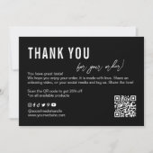 Carte de remerciements Floral (Devant)