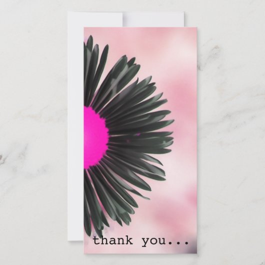 Carte De Remerciements floral (Devant)