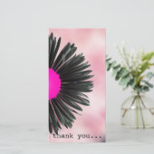 Carte De Remerciements floral (Debout devant)