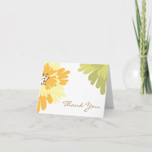 Carte de remerciements floral