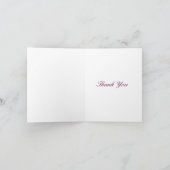 Carte de remerciements floral (Intérieur)