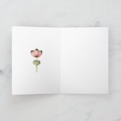 Carte de remerciements floral (Intérieur)