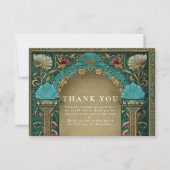 Carte De Remerciements Floral Arch Islamic Wedding (Devant)