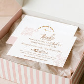 Carte De Remerciements Floral Baking Whisk Bakery Business Promo Code