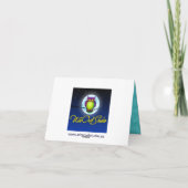 Carte de remerciements floral blanc Brown de (Dos)