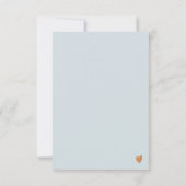 Carte de remerciements Floral Boho Rose Retro (Dos)