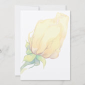 Carte de remerciements floral d'aquarelle (Dos)