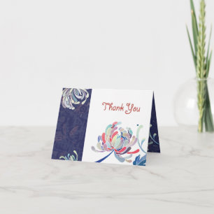 Carte de remerciements floral de Posh Chrysanthemu