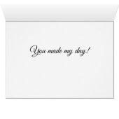 Carte de remerciements floral de printemps (Intérieur Horizontal (Bas))