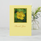 Carte de remerciements floral de sympathie de (Debout devant)