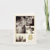 Carte De Remerciements Floral Double Bonheur Mariage chinois 4 Photo (Devant)