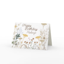 Floral Fleur sauvage Rustic Boho Whimsday