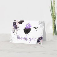 Floral gothique Halloween Baby shower de café
