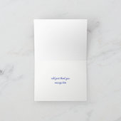 Carte de remerciements floral rayonnant (Intérieur)