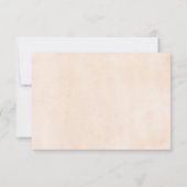 Carte de remerciements floral, verdure (Dos)