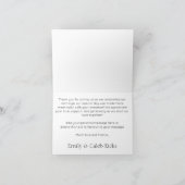 Carte De Remerciements Flore botanique tropicale du Texas (Intérieur)