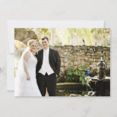 Carte De Remerciements Flore rose pâle Hydrangea Mariage Photo (Dos)