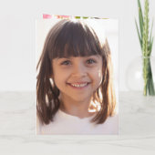 Carte De Remerciements Flores blanches eucalyptus cross confirmation phot (Dos)