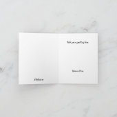 Carte De Remerciements Flower Edelweiss (Intérieur)