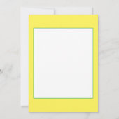 Carte De Remerciements Flower Letters Cadeau enseignant (Dos)