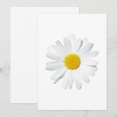 Carte De Remerciements Flowers | Single Daisy (Devant / Derrière)