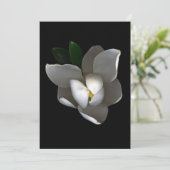 Carte De Remerciements Flowers | Single White Magnolia Blossom (Debout devant)