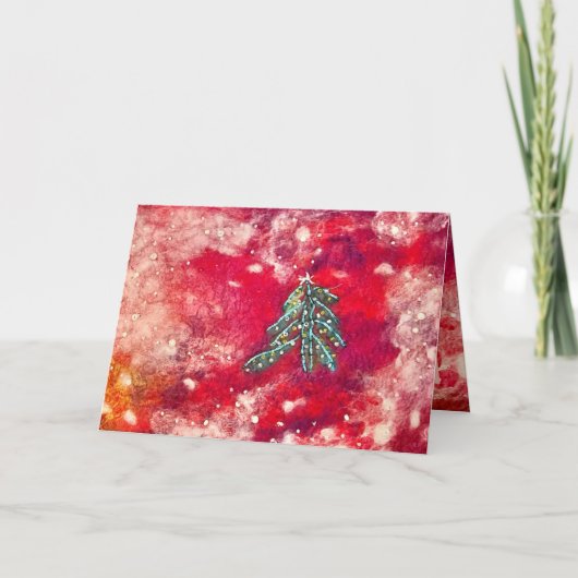 Carte De Remerciements Flûte à neige (Devant)