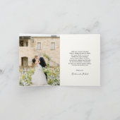 Carte De Remerciements Flûtes à main Doodle Mariage moderne (Intérieur)