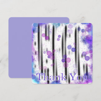 Carte De Remerciements Flux de bulle cosmique