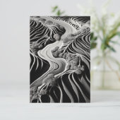 Carte De Remerciements Flux fractal (Debout devant)