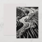Carte De Remerciements Flux fractal (Devant / Derrière)
