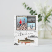 Carte De Remerciements Fly Fishing Theme  3 photo collage  T (Debout devant)