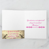 Carte De Remerciements Folded Floral Thank You Card with Scripture (Intérieur)