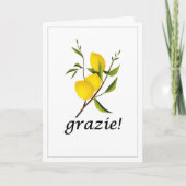 Carte De Remerciements Folded Thank You Card (Devant)