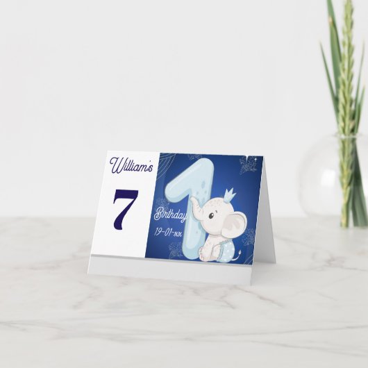 Carte De Remerciements Folded Thank You Card (Devant)