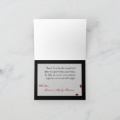 Carte De Remerciements Folded Thank You Card (Intérieur)