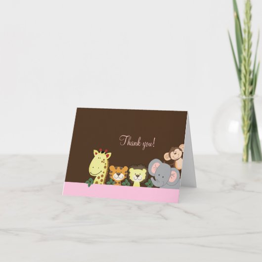 Carte De Remerciements Folded Thank you notes (Devant)