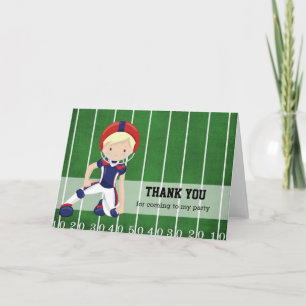 Carte De Remerciements Football
