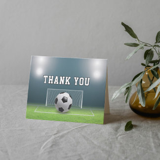 Carte De Remerciements Football de terrain Sports