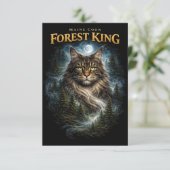 Carte De Remerciements Forest King (Debout devant)