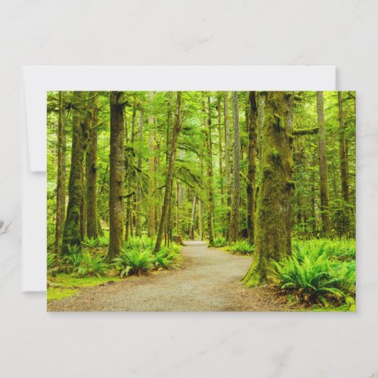 Carte De Remerciements Forest | Parc national olympic (Devant)