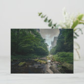 Carte De Remerciements Forêt | Parc forestier national de Zhangjiajie (Debout devant)