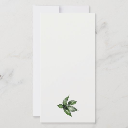 Carte De Remerciements Forêt tropicale tropicale Faune toucan N'importe q (Dos)