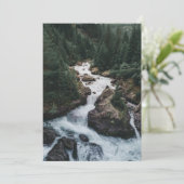 Carte De Remerciements Forêts | Canton des Grisons Graubunden (Debout devant)