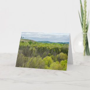 Carte De Remerciements Forêts et collines à Black River Falls