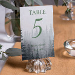 Carte De Remerciements Forêts romantiques MARIAGES thématiques Numéro de<br><div class="desc">Forêts romantiques MARIAGE à thème Numéro de tableau. Mercredi des essentiels. Ce joli numéro de table de mariage élégant peut être facilement customisé. Il fait partie de la collection de MARIAGES romantiques sur le thème de la forêt brumeuse. Consultez les autres produits de la collection. Pour toute personnalisation supplémentaire, n'hésitez...</div>