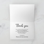 Carte De Remerciements Forever Golfing Custom Photo Funérailles commémora (Intérieur)