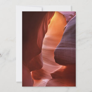 Carte De Remerciements Formations de fentes du canyon Antelope