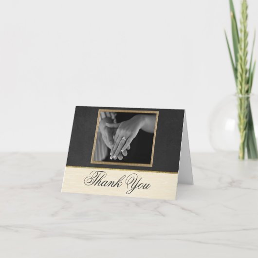 Carte de Remerciements Formel (Devant)