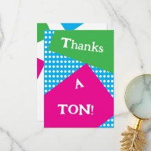 Formes et couleurs audacieuses de style années 80